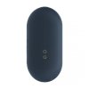 Hexagonal Vibrating Silicone Anal Plug - M - Black